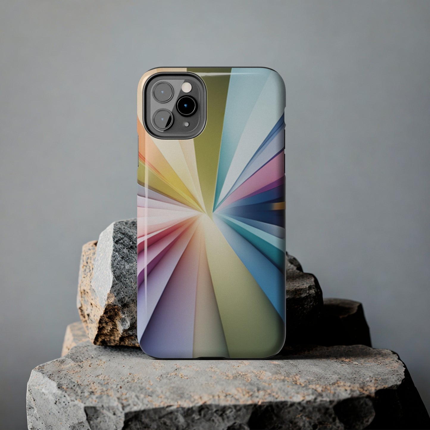 Tough Apple iPhone Case Ft. Abstract Inner Diamond