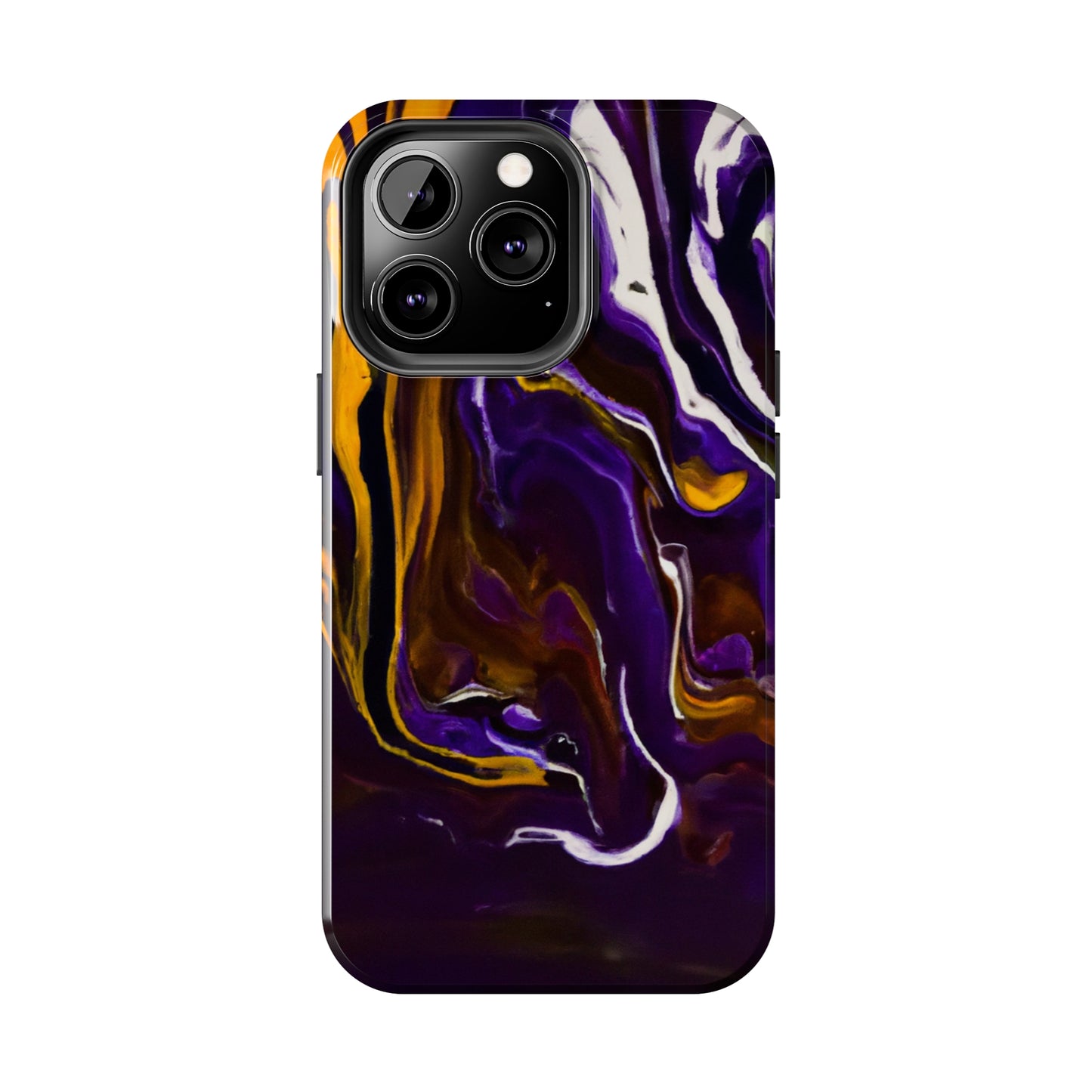 Tough Case-Mate iPhone Case Ft. Purple Tiger Stripes