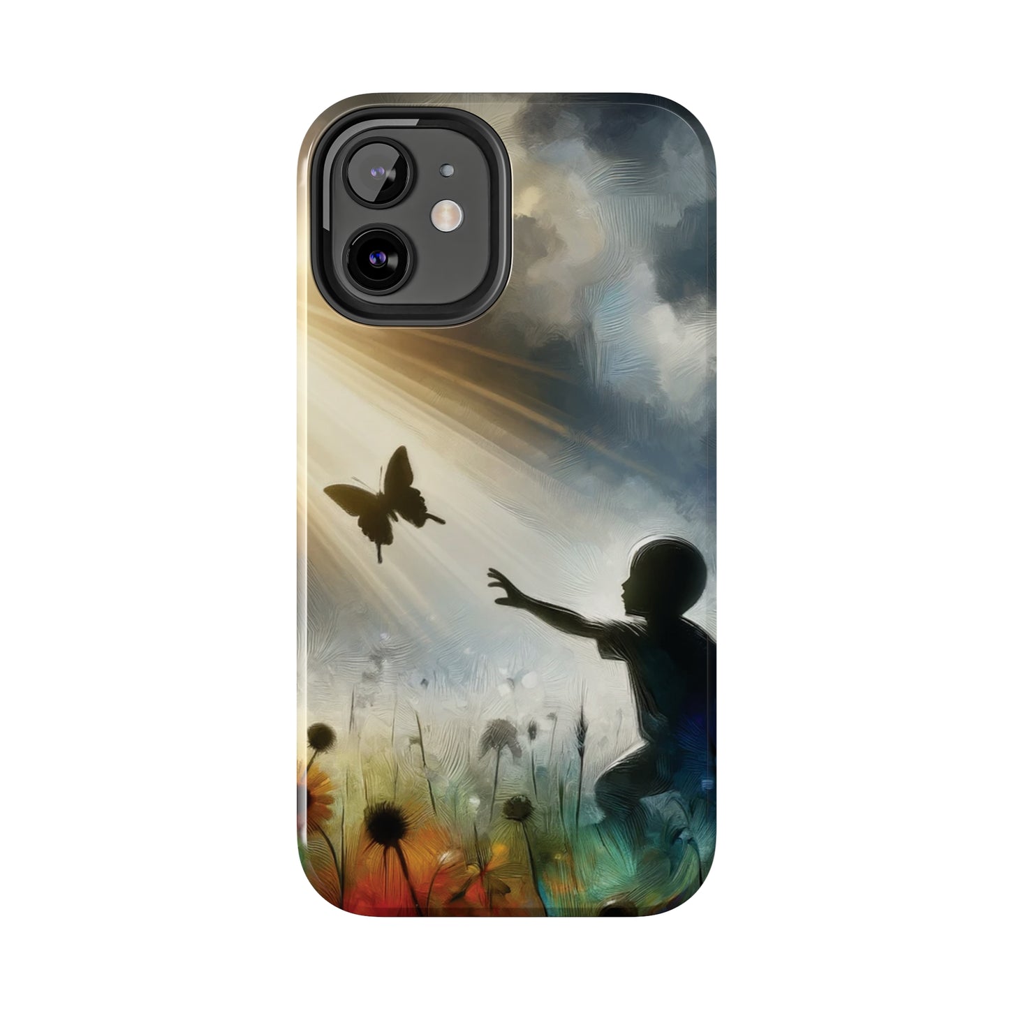 ToughDrop Apple iPhone Case Ft. Butterfly Shadow