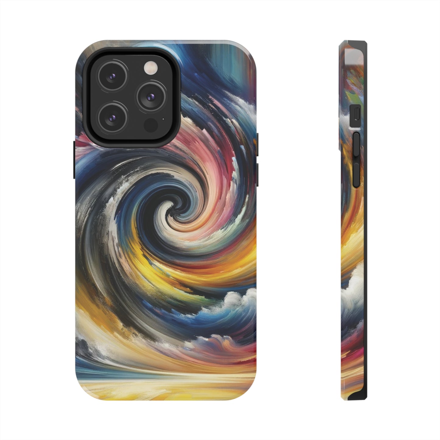 ToughDrop Apple iPhone Case Ft. Swirled Brush