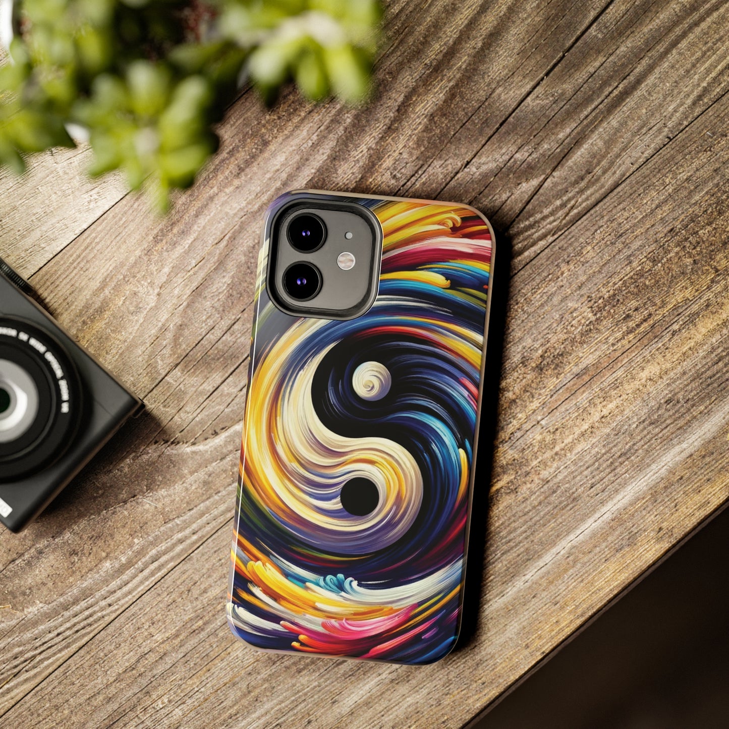 ToughDrop Apple iPhone Case Ft. Abstract Yin Yang