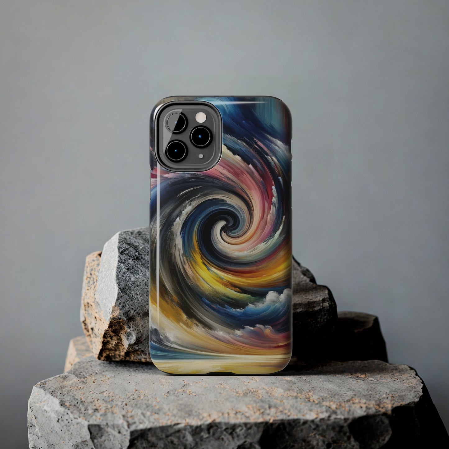 ToughDrop Apple iPhone Case Ft. Swirled Brush