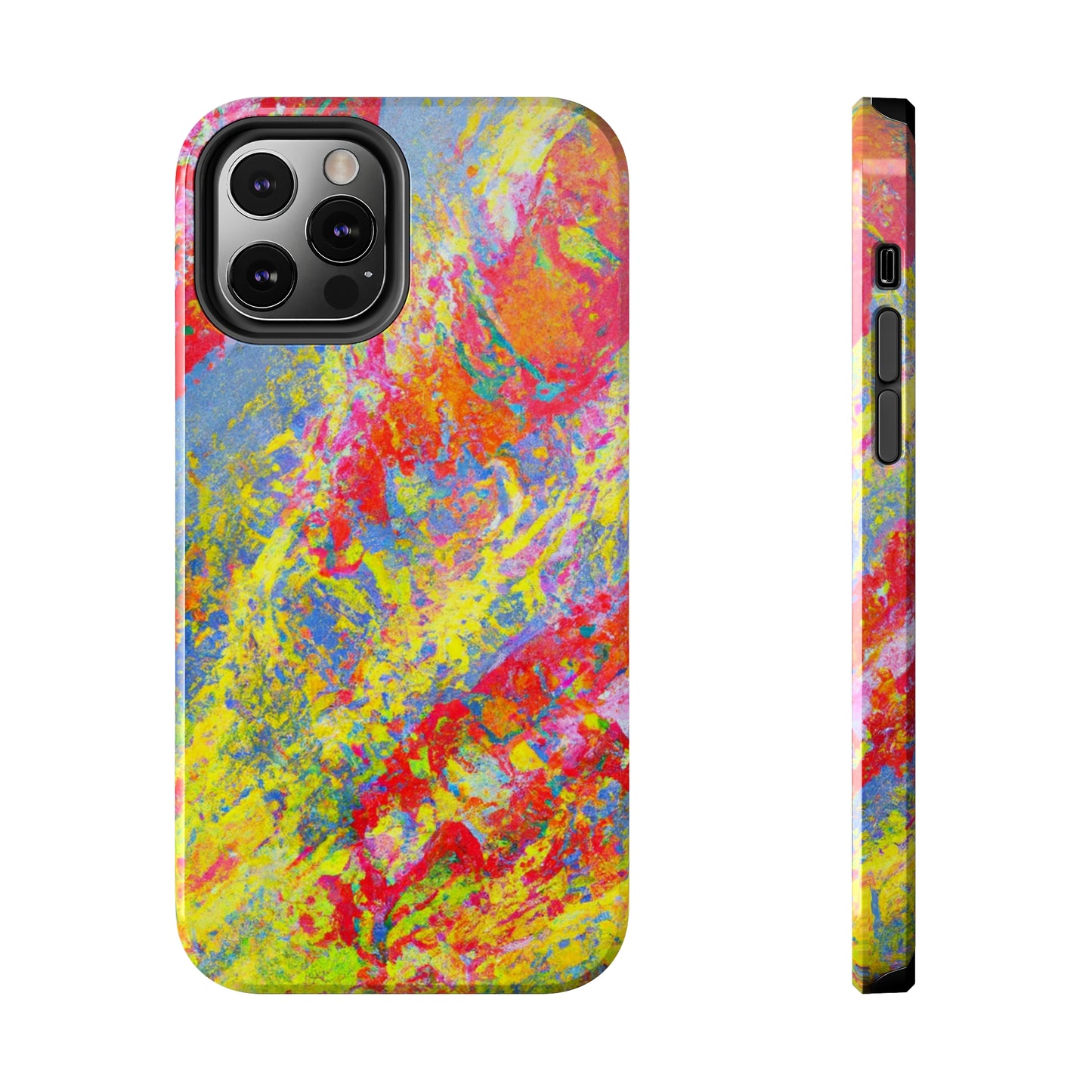Tough Apple iPhone Cases Ft. Abstract Strawberry Banana
