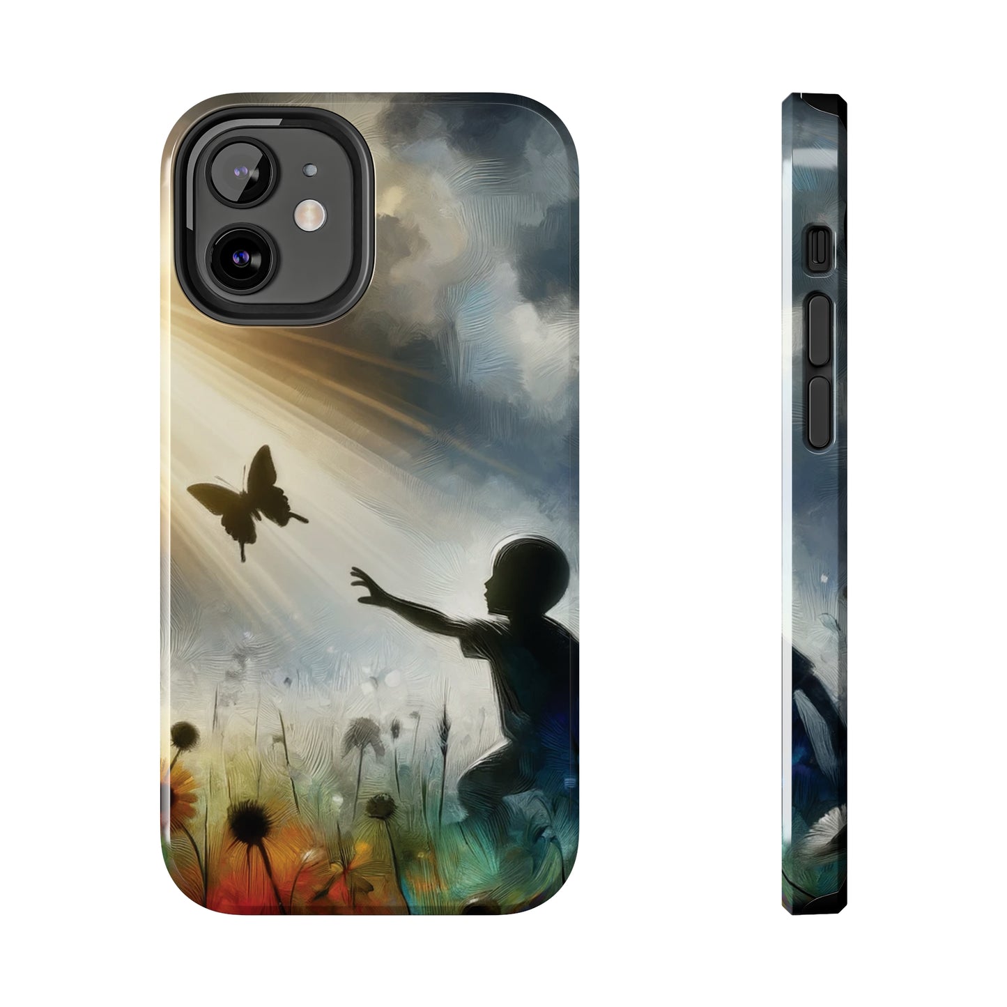ToughDrop Apple iPhone Case Ft. Butterfly Shadow