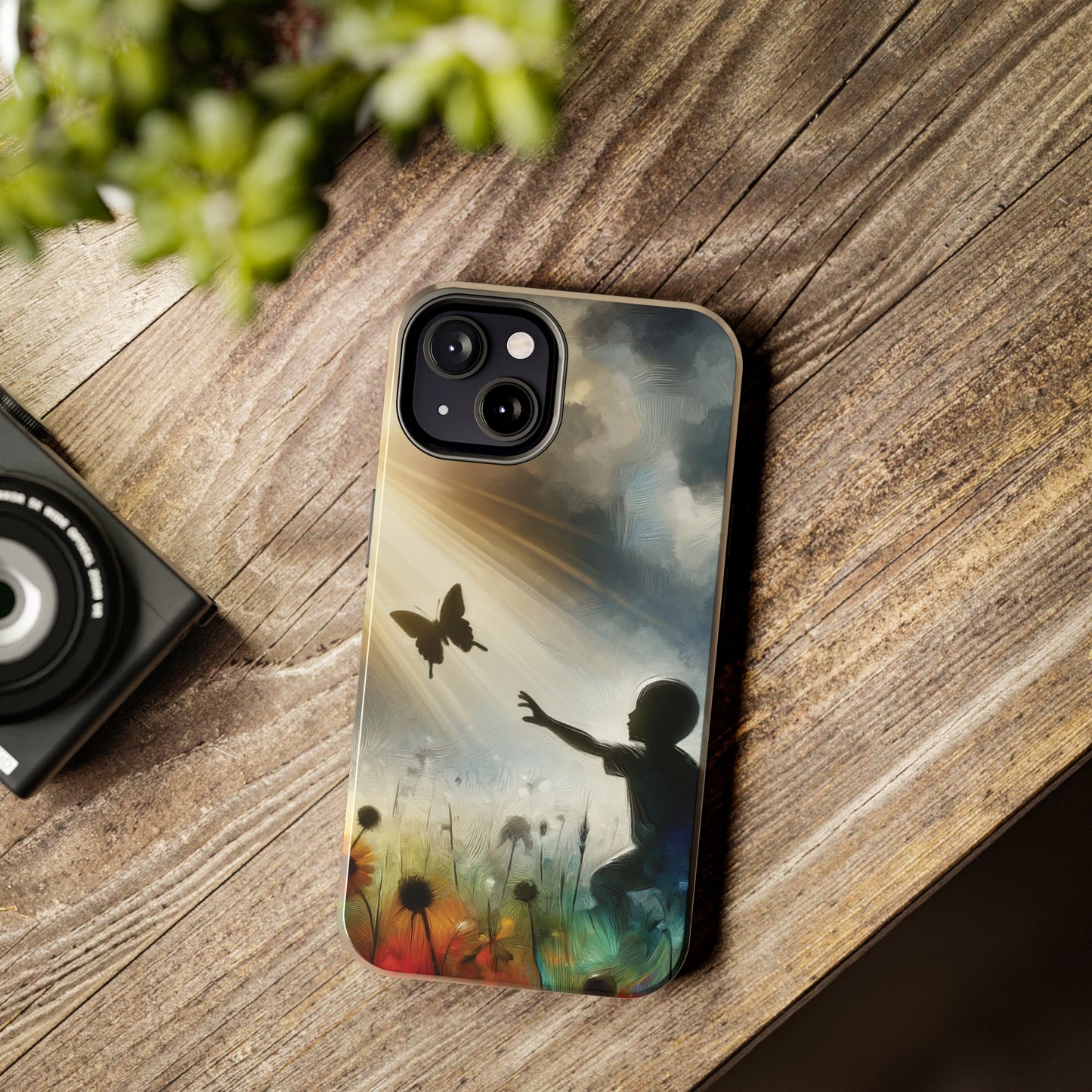 ToughDrop Apple iPhone Case Ft. Butterfly Shadow