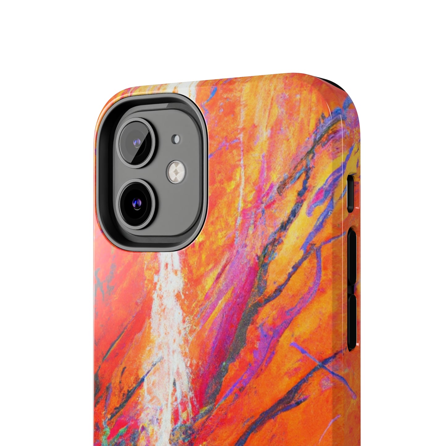 Tough Apple iPhone Cases Ft. Abstract Halloween Forest