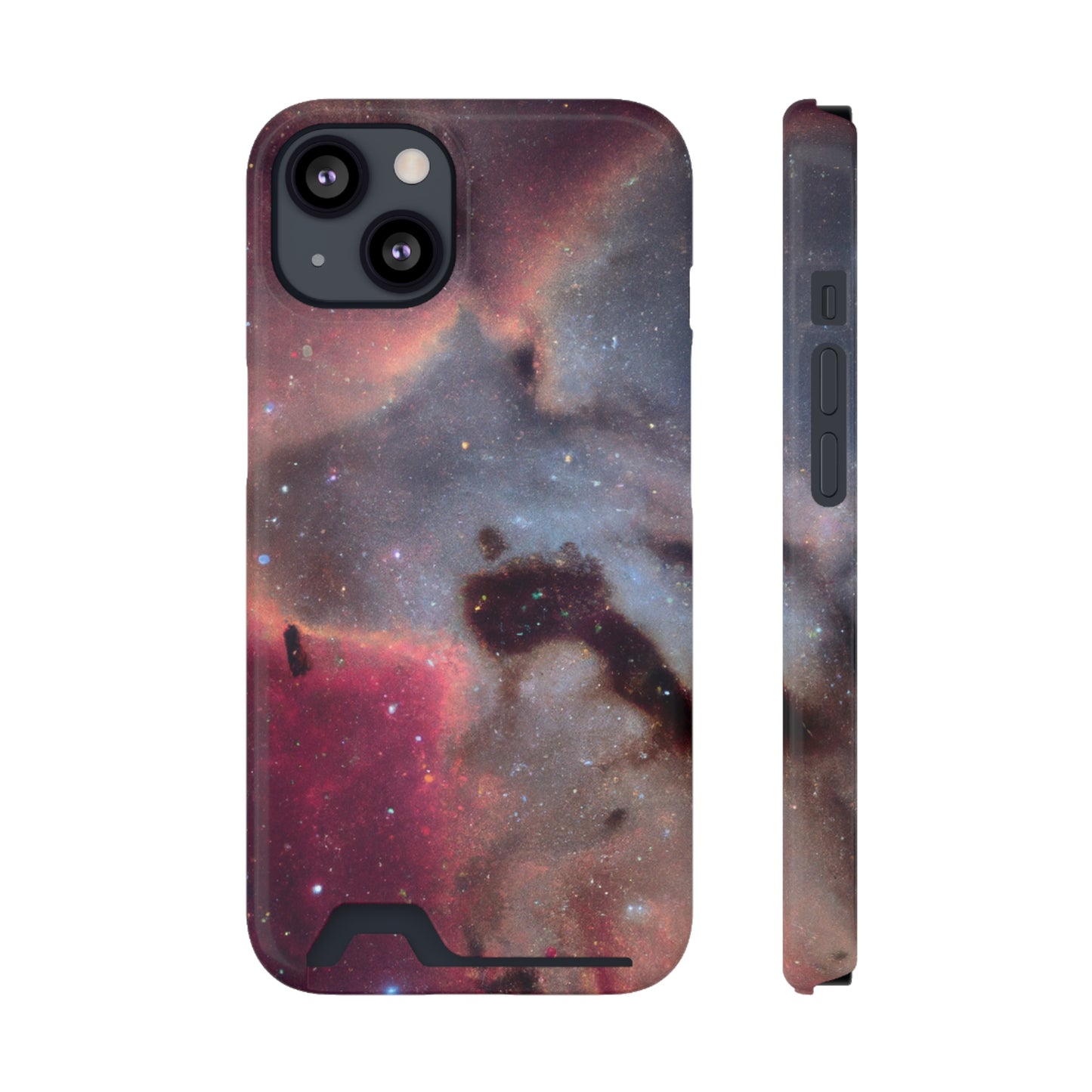 iPhone 13 and Samsung S21, S22 Cases with Card Holder Ft. Nebula