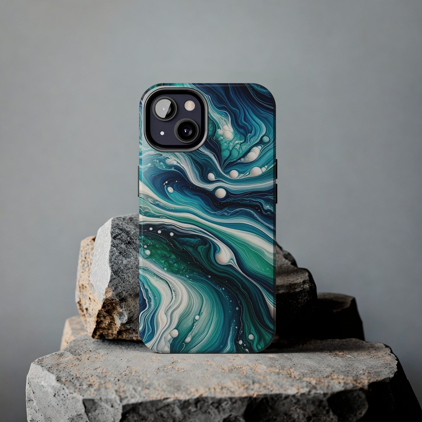 ToughDrop Apple iPhone Case Ft. Liquid Blue