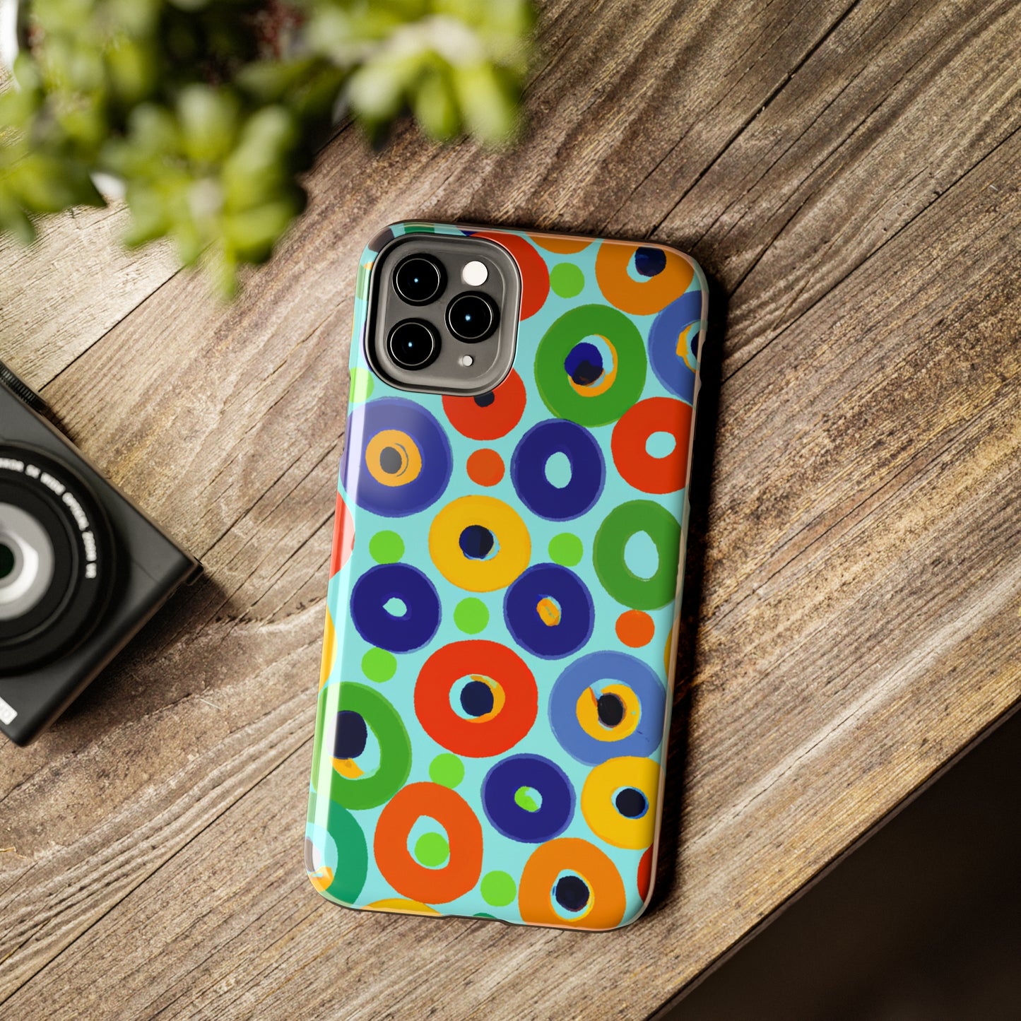 Tough Case-Mate iPhone Case Ft. Vivid Circles