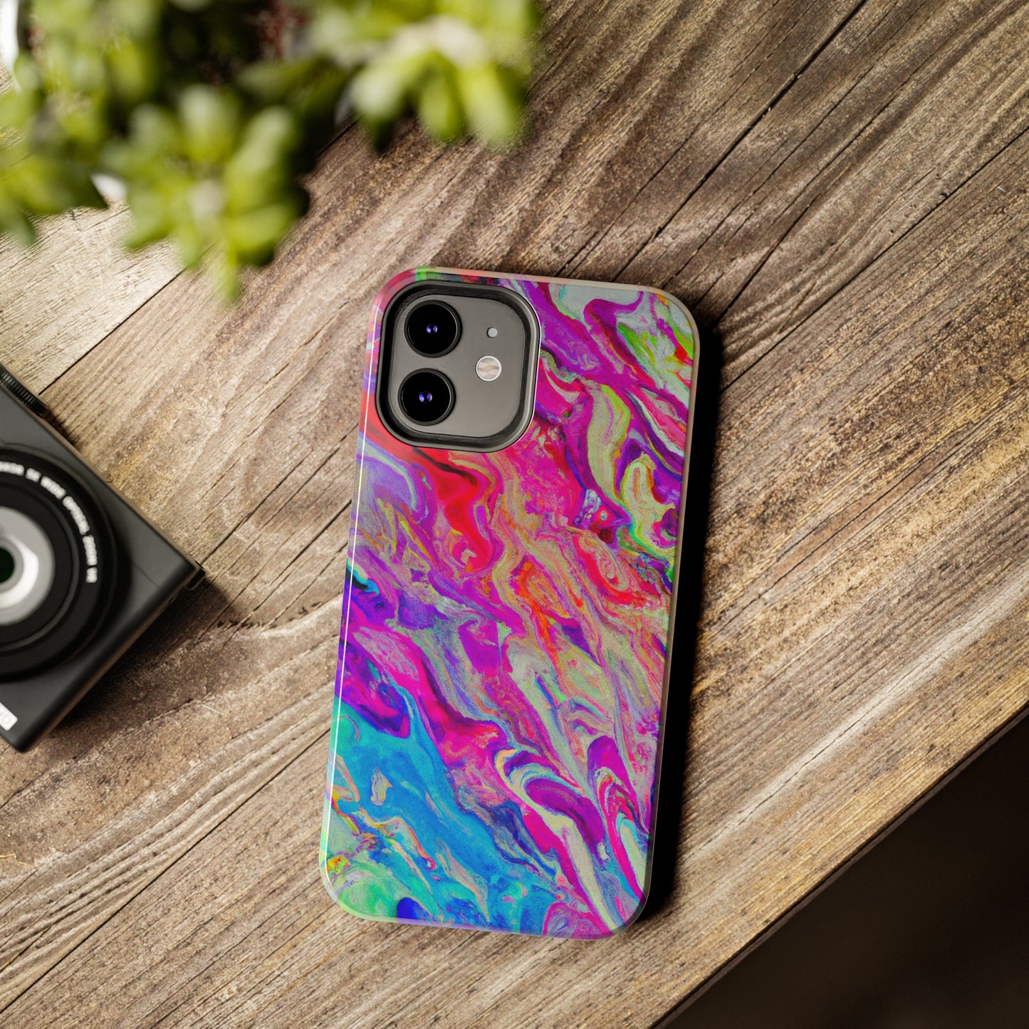 Tough Case-Mate iPhone Case Ft. Rainbow Waves
