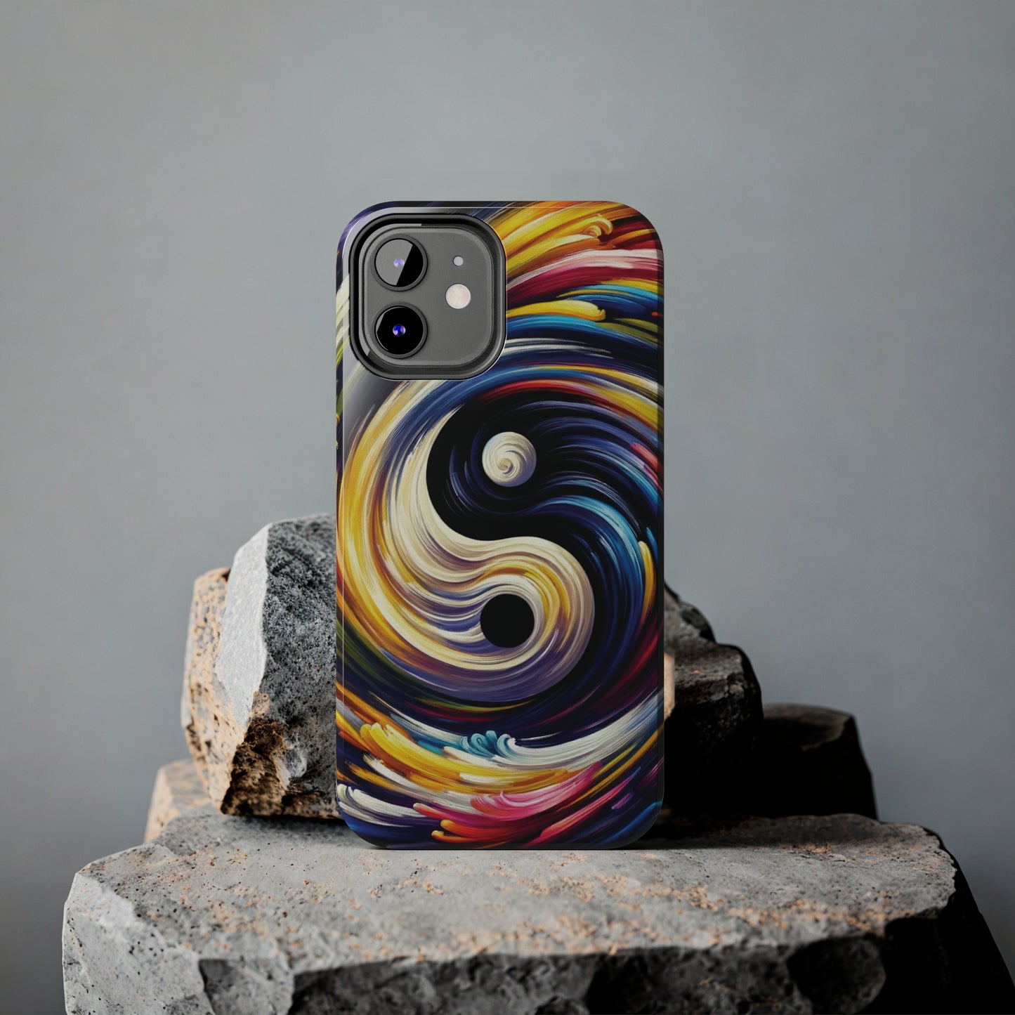 ToughDrop Apple iPhone Case Ft. Abstract Yin Yang