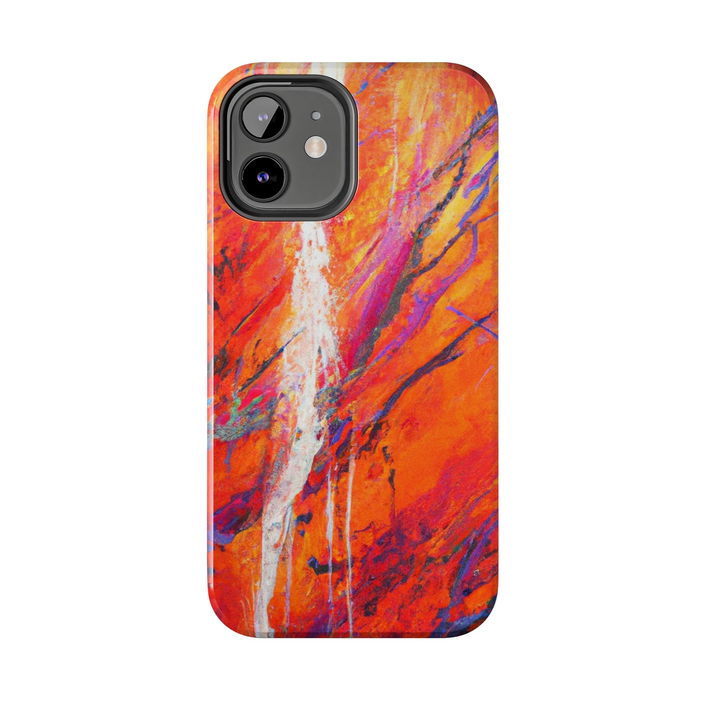Tough Apple iPhone Cases Ft. Abstract Halloween Forest