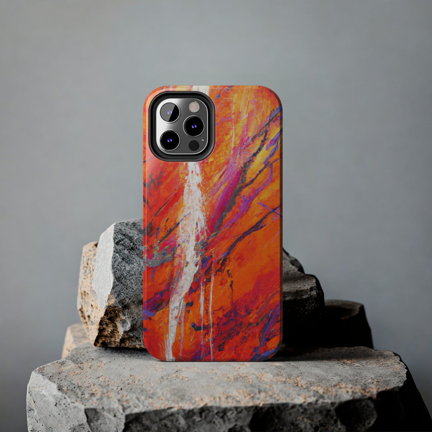 Tough Apple iPhone Cases Ft. Abstract Halloween Forest