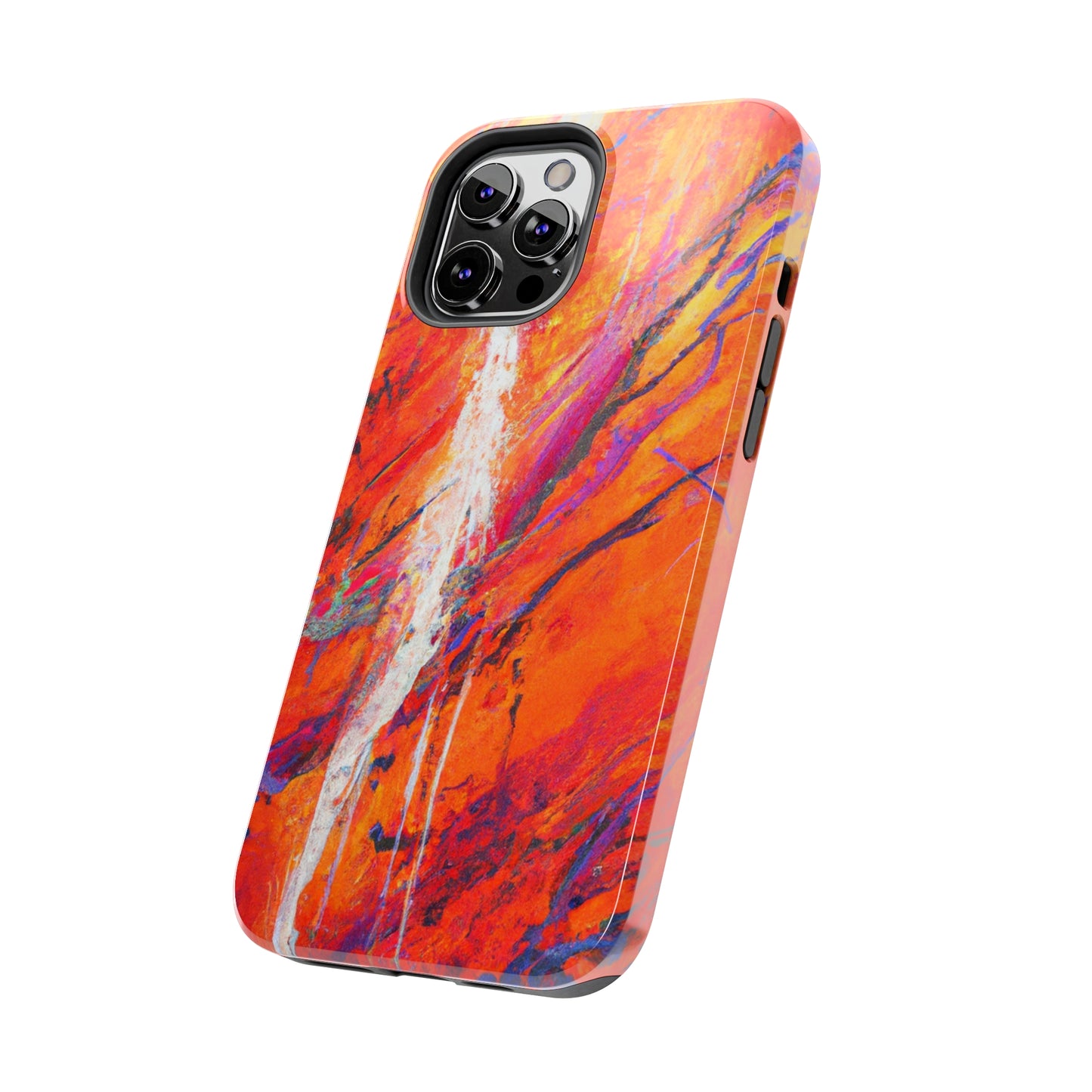 Tough Apple iPhone Cases Ft. Abstract Halloween Forest