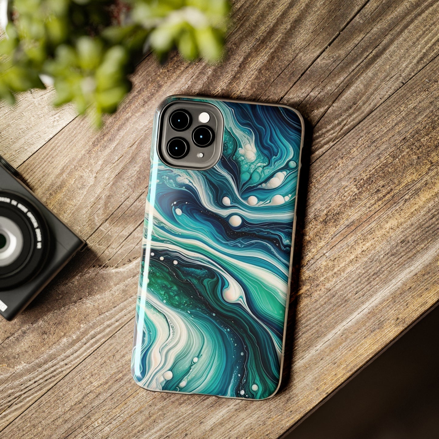 ToughDrop Apple iPhone Case Ft. Liquid Blue