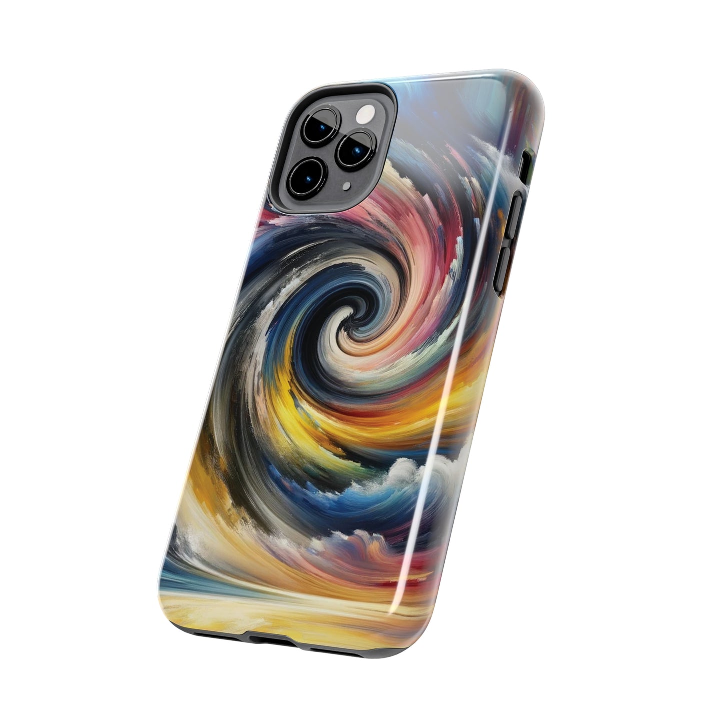ToughDrop Apple iPhone Case Ft. Swirled Brush
