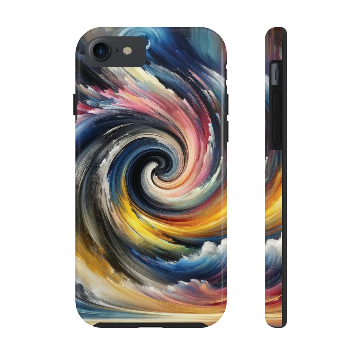 ToughDrop Apple iPhone Case Ft. Swirled Brush