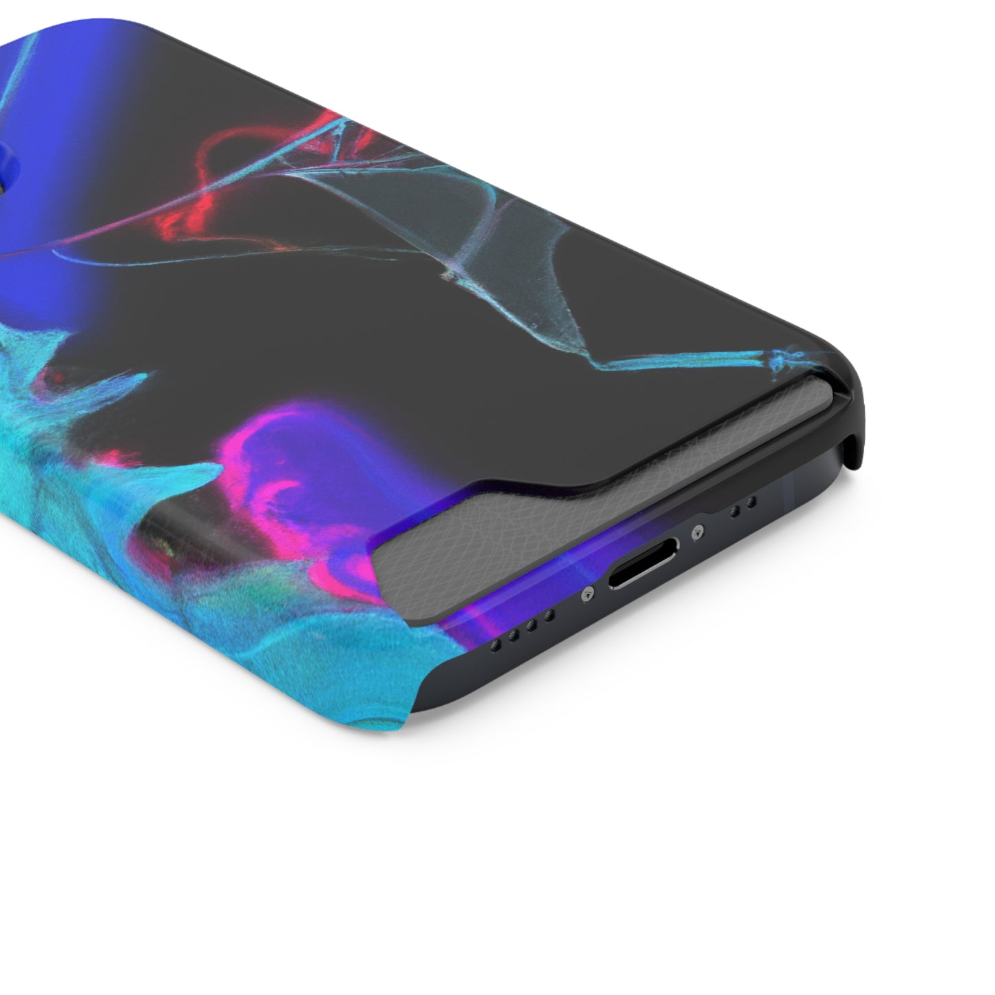 iPhone 13 and Samsung S21, S22 Cases with Card Holder Ft. Abstract Nova