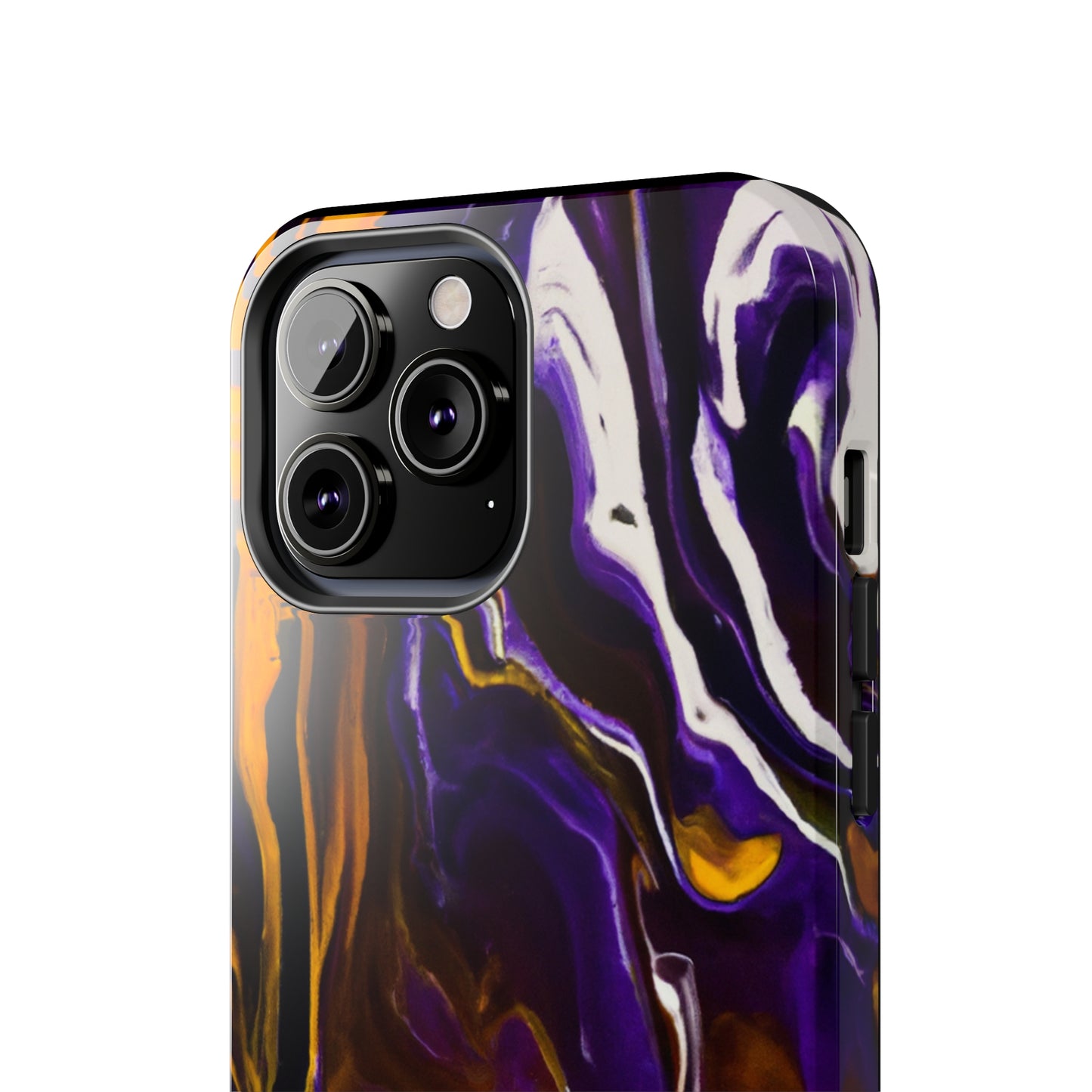 Tough Case-Mate iPhone Case Ft. Purple Tiger Stripes