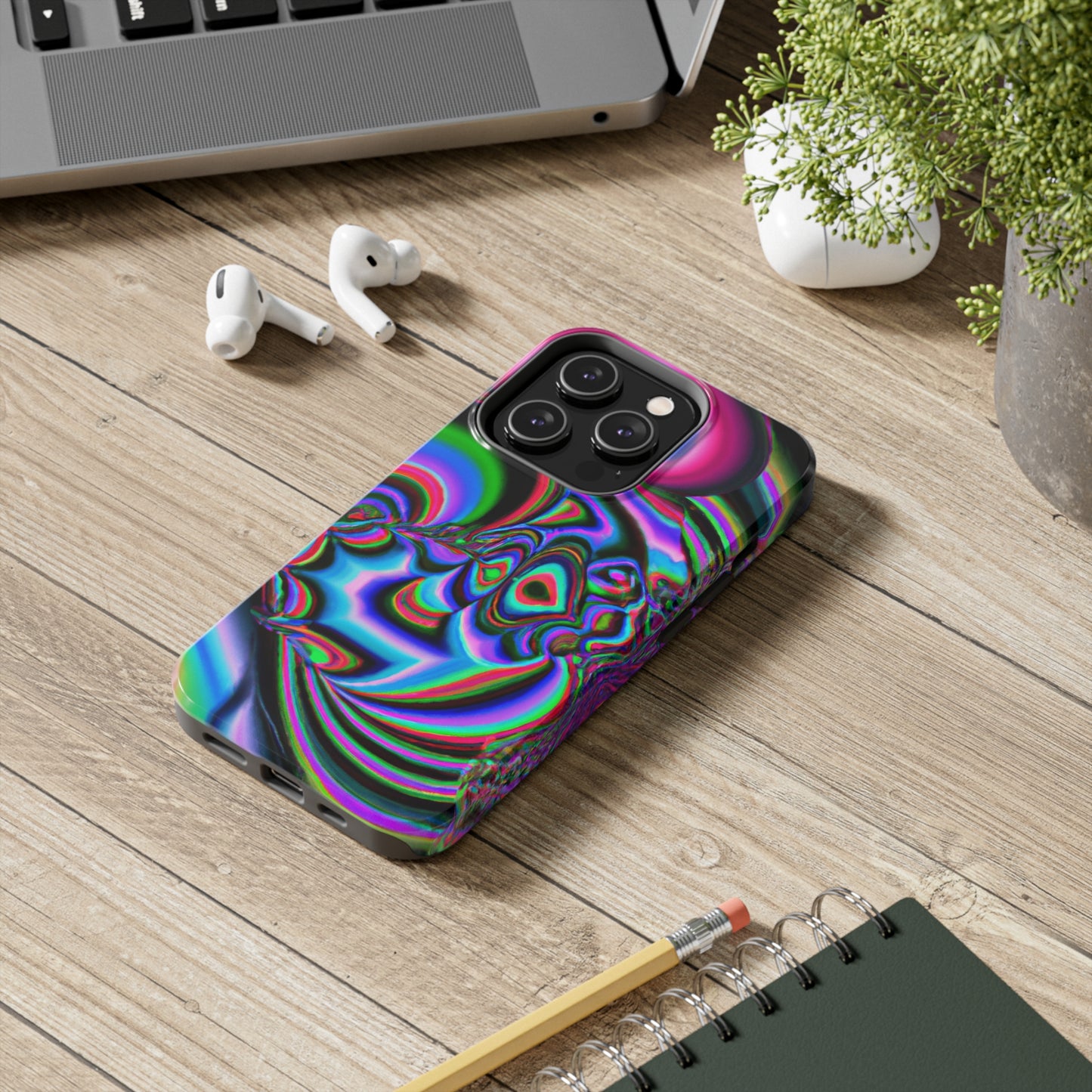 Tough Case-Mate iPhone Case Ft. Abstract Time