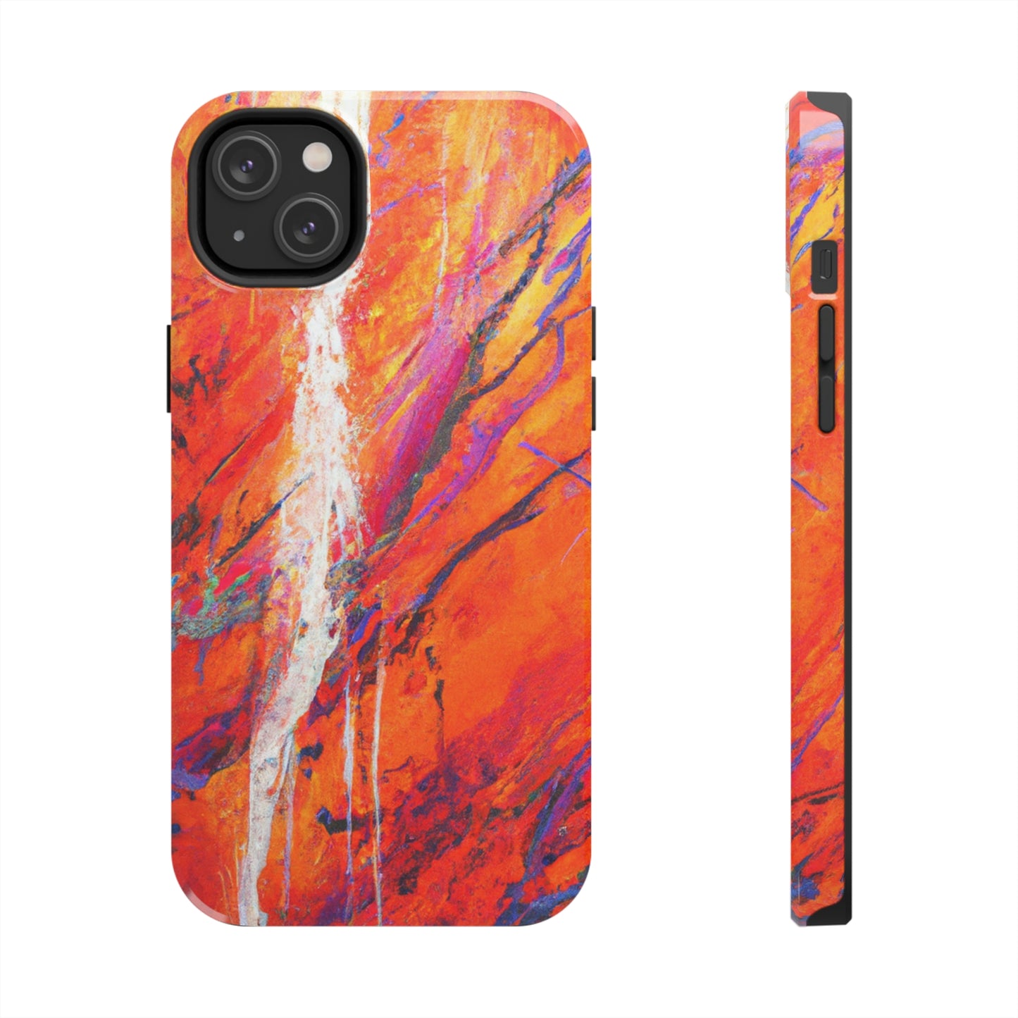 Tough Apple iPhone Cases Ft. Abstract Halloween Forest