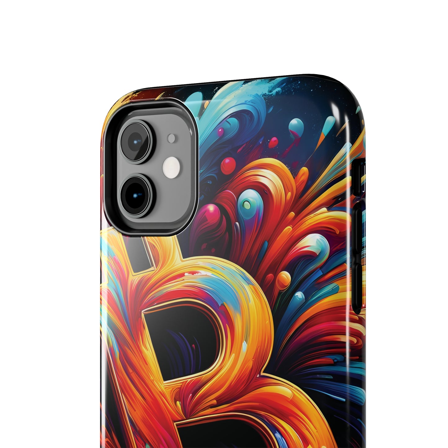 ToughDrop Apple iPhone Case Ft. Bitcoin Symbol Abstract