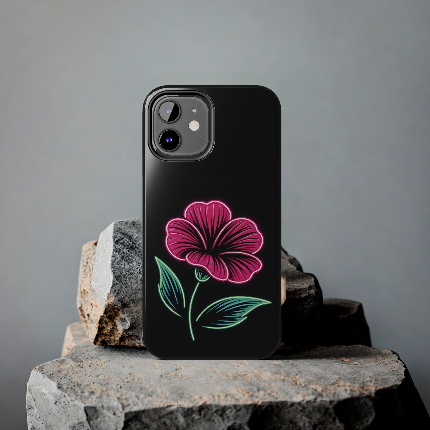 ToughDrop Apple iPhone Case Ft. Neon Bloom