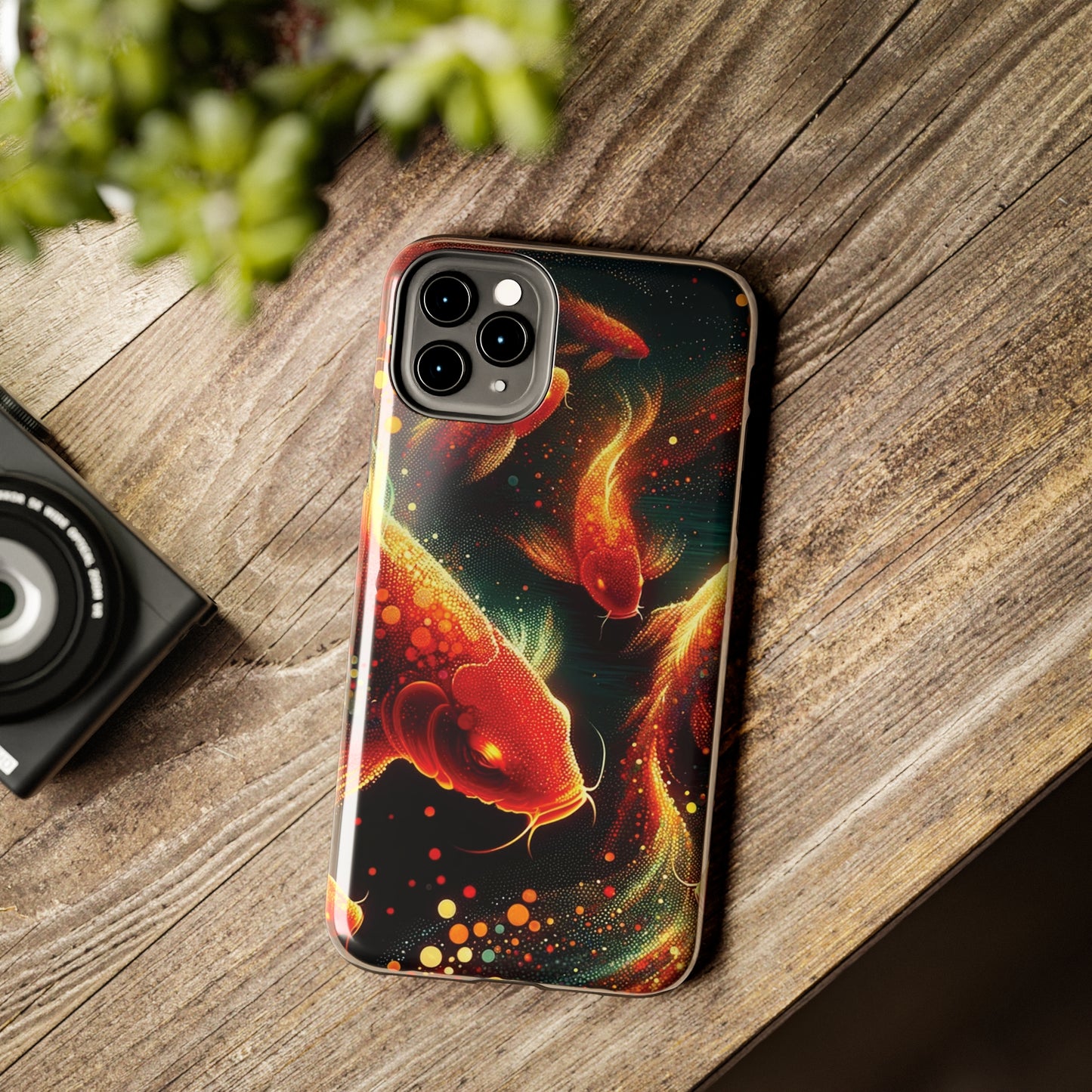 ToughDrop Apple iPhone Case Ft. Spotted Koi
