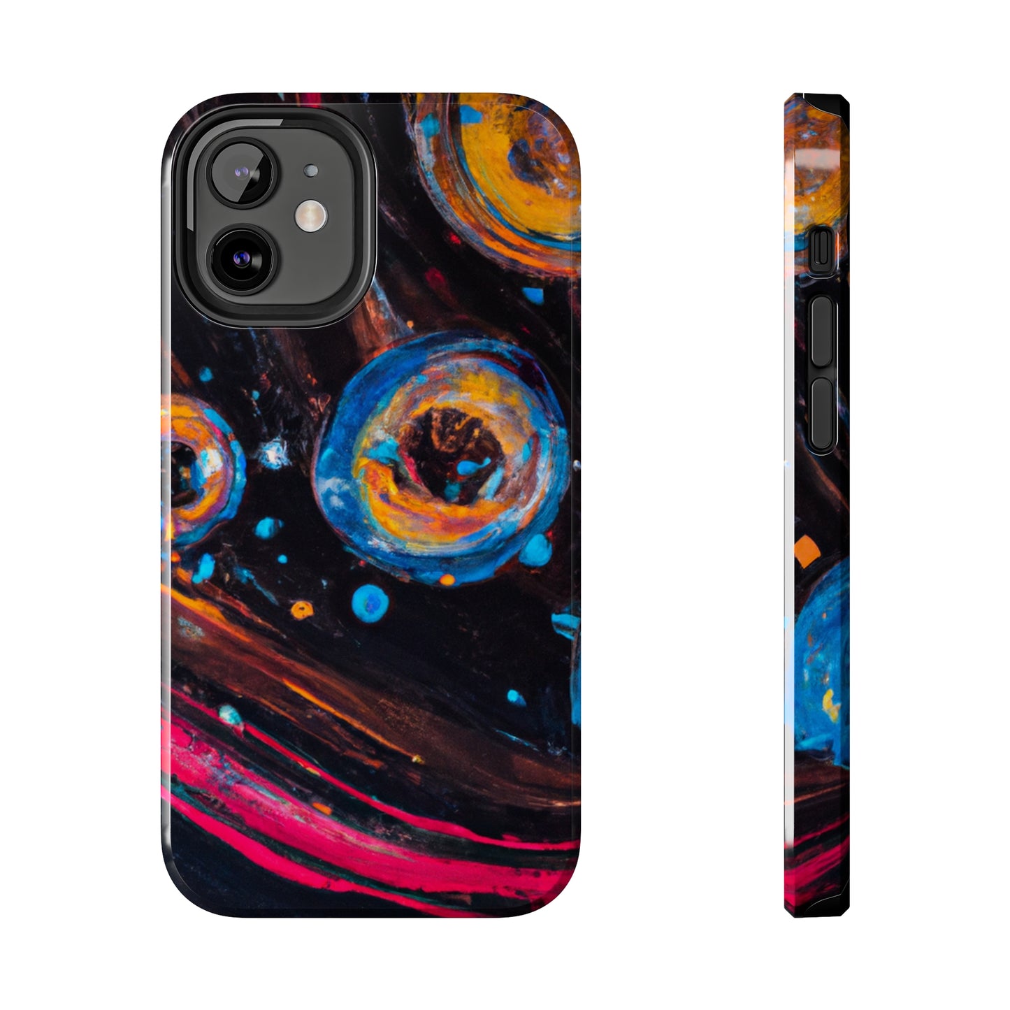 Tough Apple iPhone Cases Ft. Bubble Galaxy