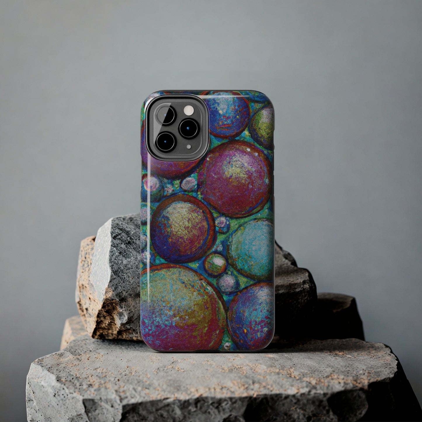 Tough Apple iPhone Cases Ft. Big Acrylic Bubbles
