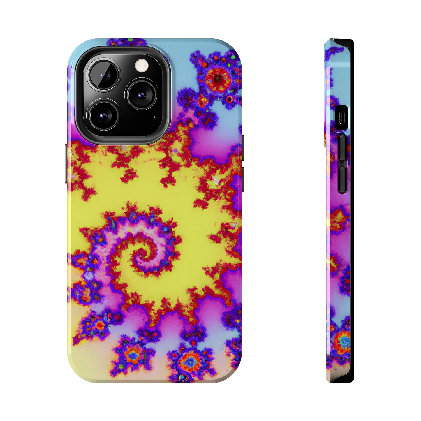 Tough Case-Mate iPhone Case Ft. Tie Dye Fractal