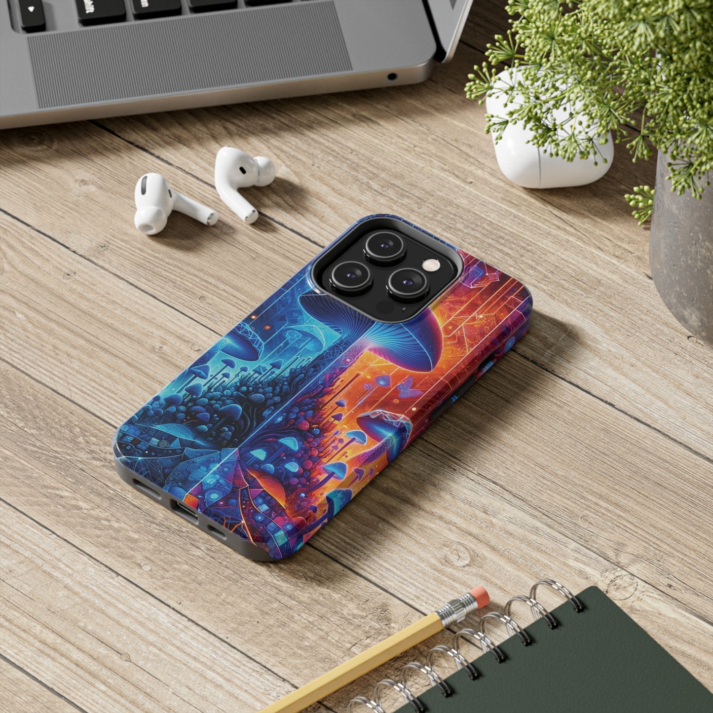 ToughDrop Apple iPhone Case Ft. Mushroom Mountain