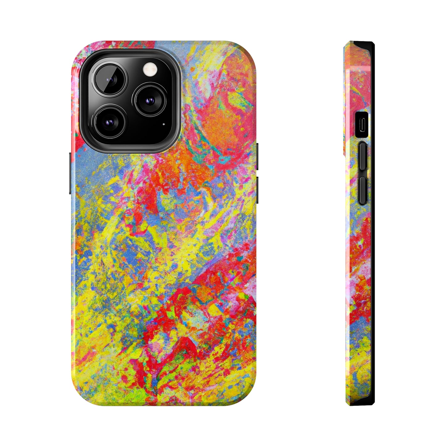 Tough Apple iPhone Cases Ft. Abstract Strawberry Banana