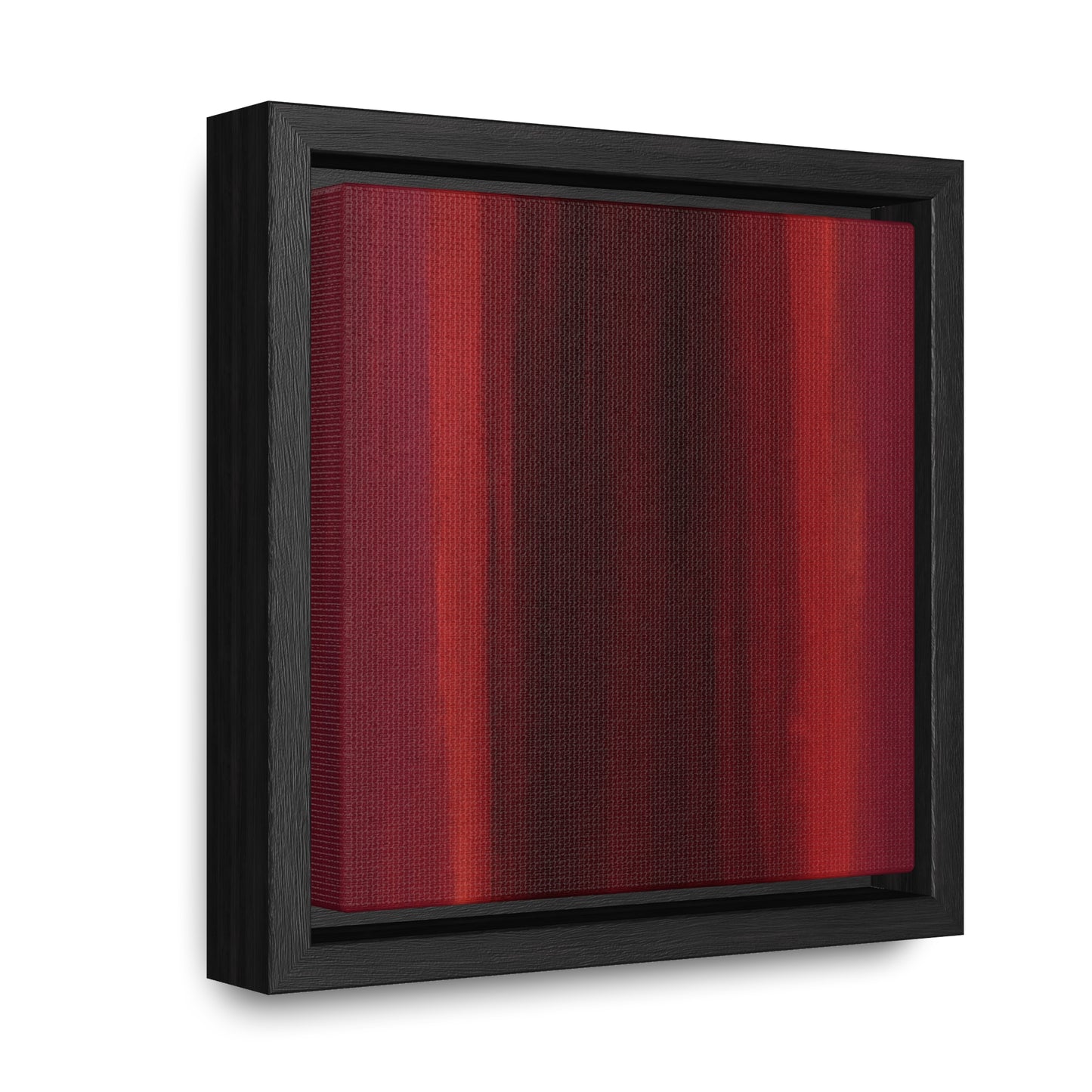 6x6-inch Abstract Framed Canvas: Red Violin
