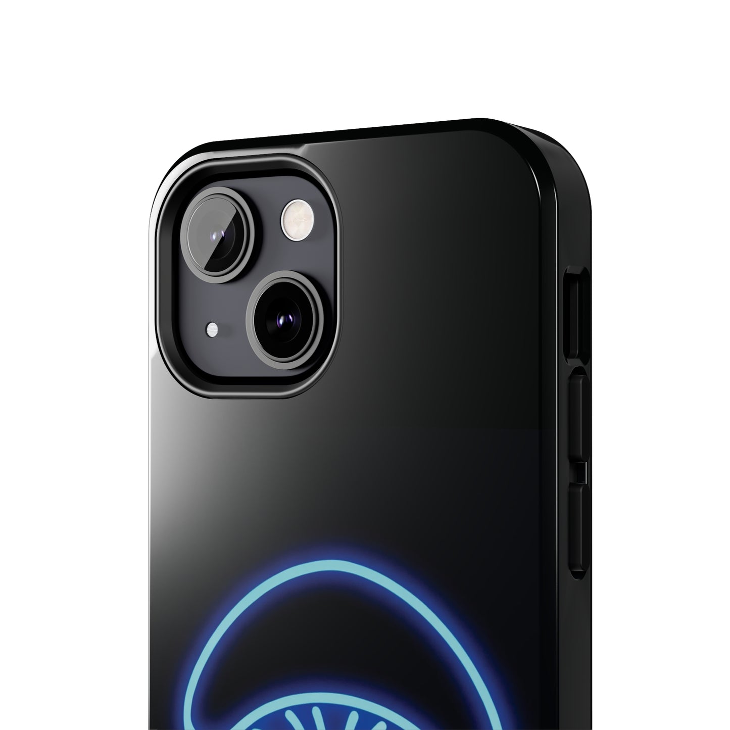 ToughDrop Apple iPhone Case Ft. Neon Blue Shroom