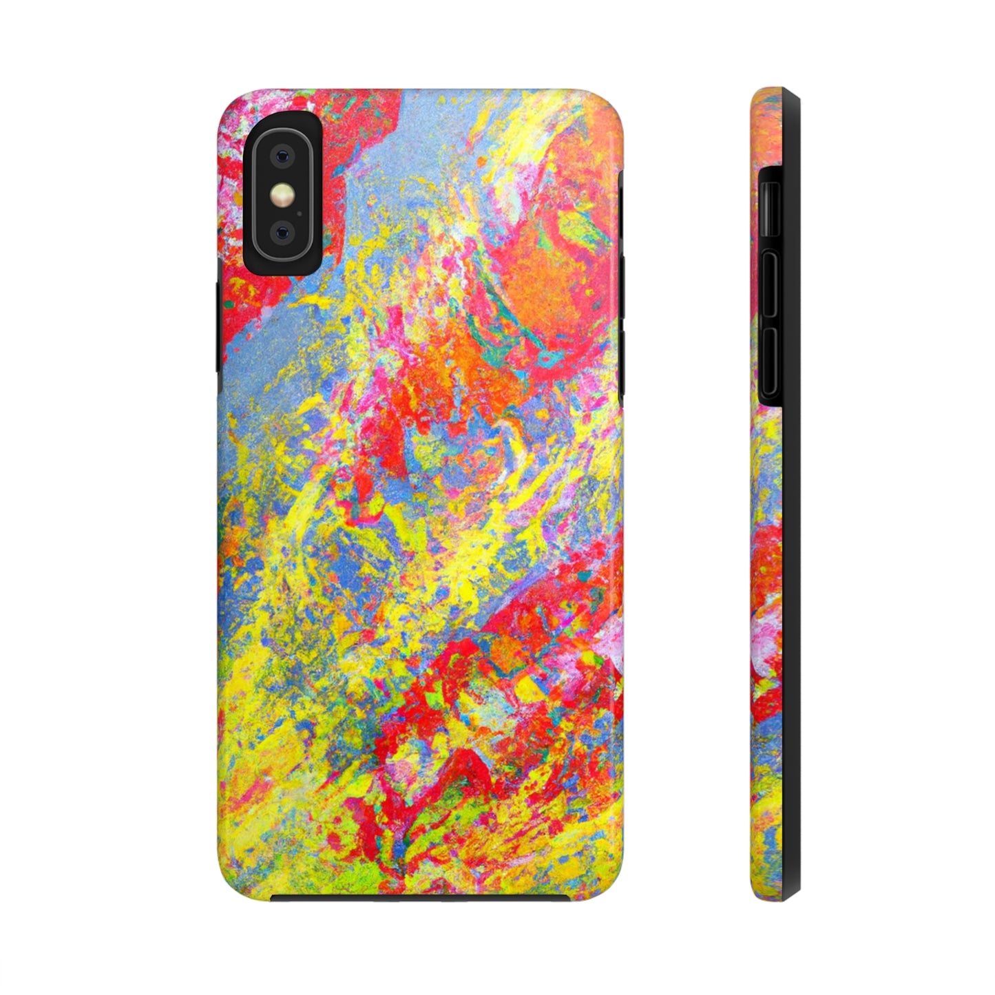 Tough Apple iPhone Cases Ft. Abstract Strawberry Banana