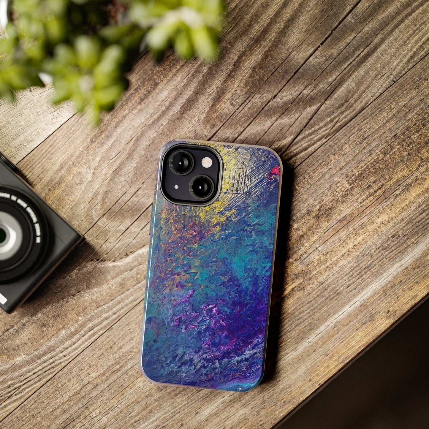 Tough Case-Mate iPhone Cases Ft. Abstract Blue Waterfall