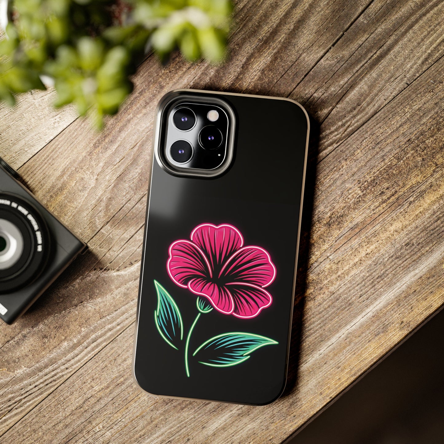 ToughDrop Apple iPhone Case Ft. Neon Bloom