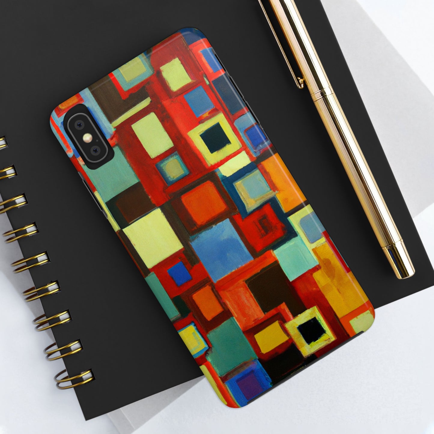 Tough Case-Mate iPhone Case Ft. Abstract Squares