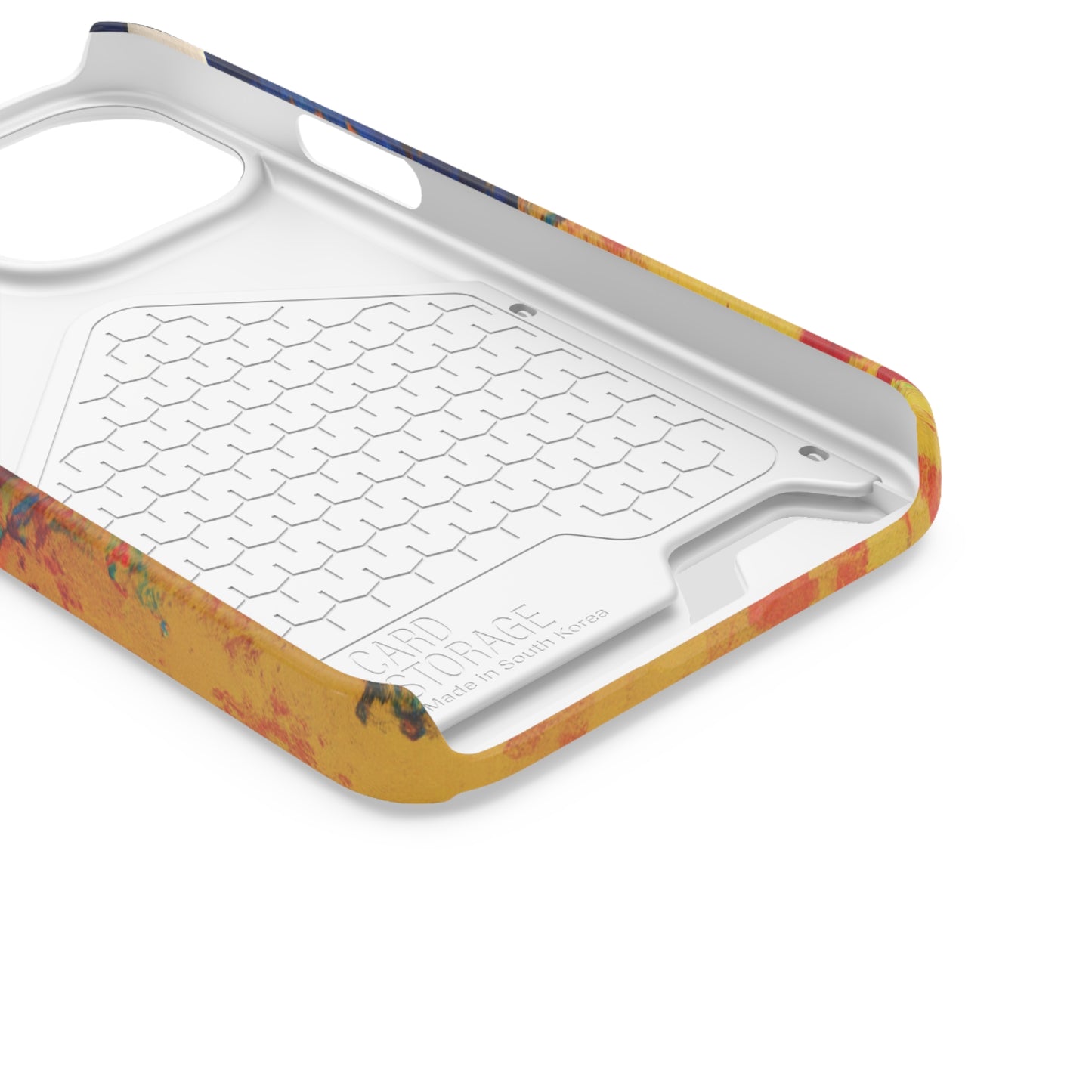 iPhone 13 and Samsung S21, S22 Cases with Card Holder Ft. Abstract Sun