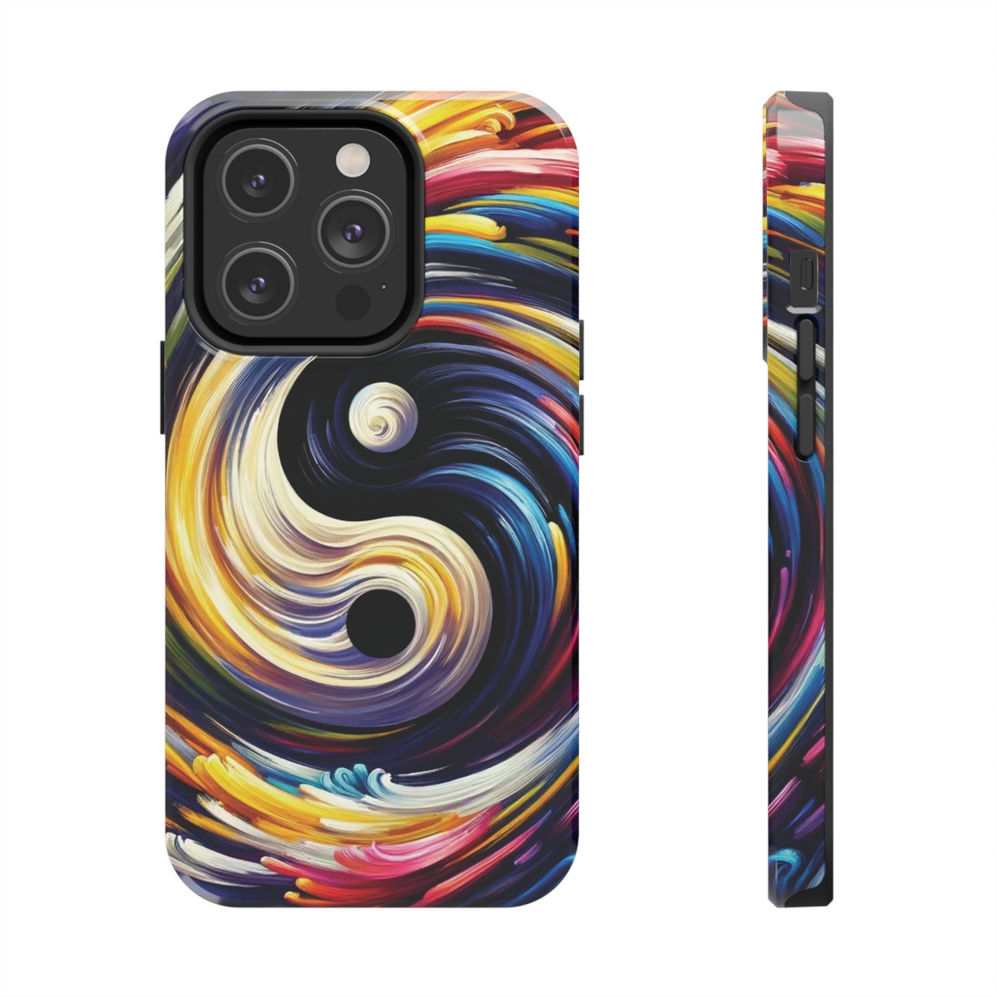 ToughDrop Apple iPhone Case Ft. Abstract Yin Yang