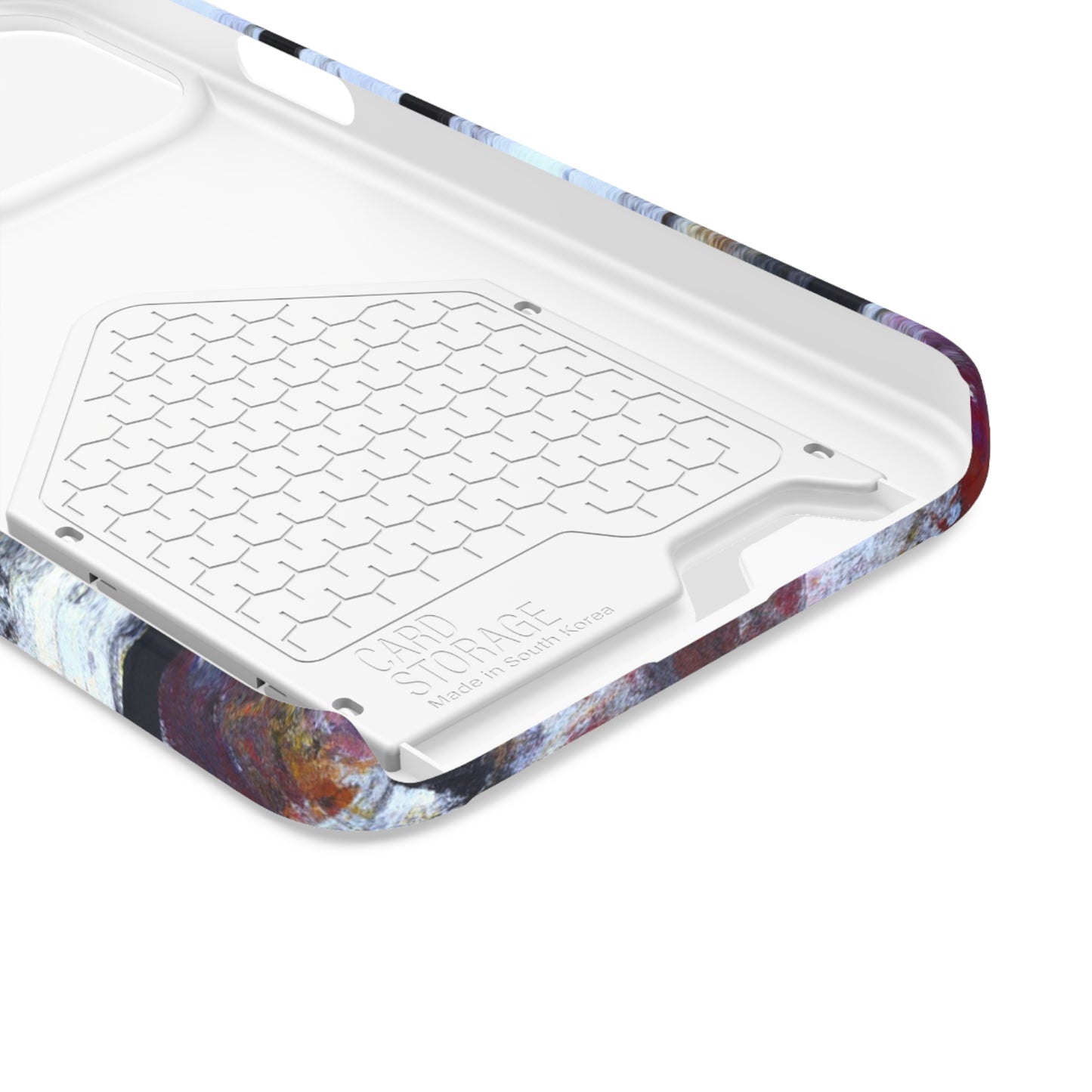 iPhone 13 and Samsung S21, S22 Cases with Card Holder Ft. Mirror Island