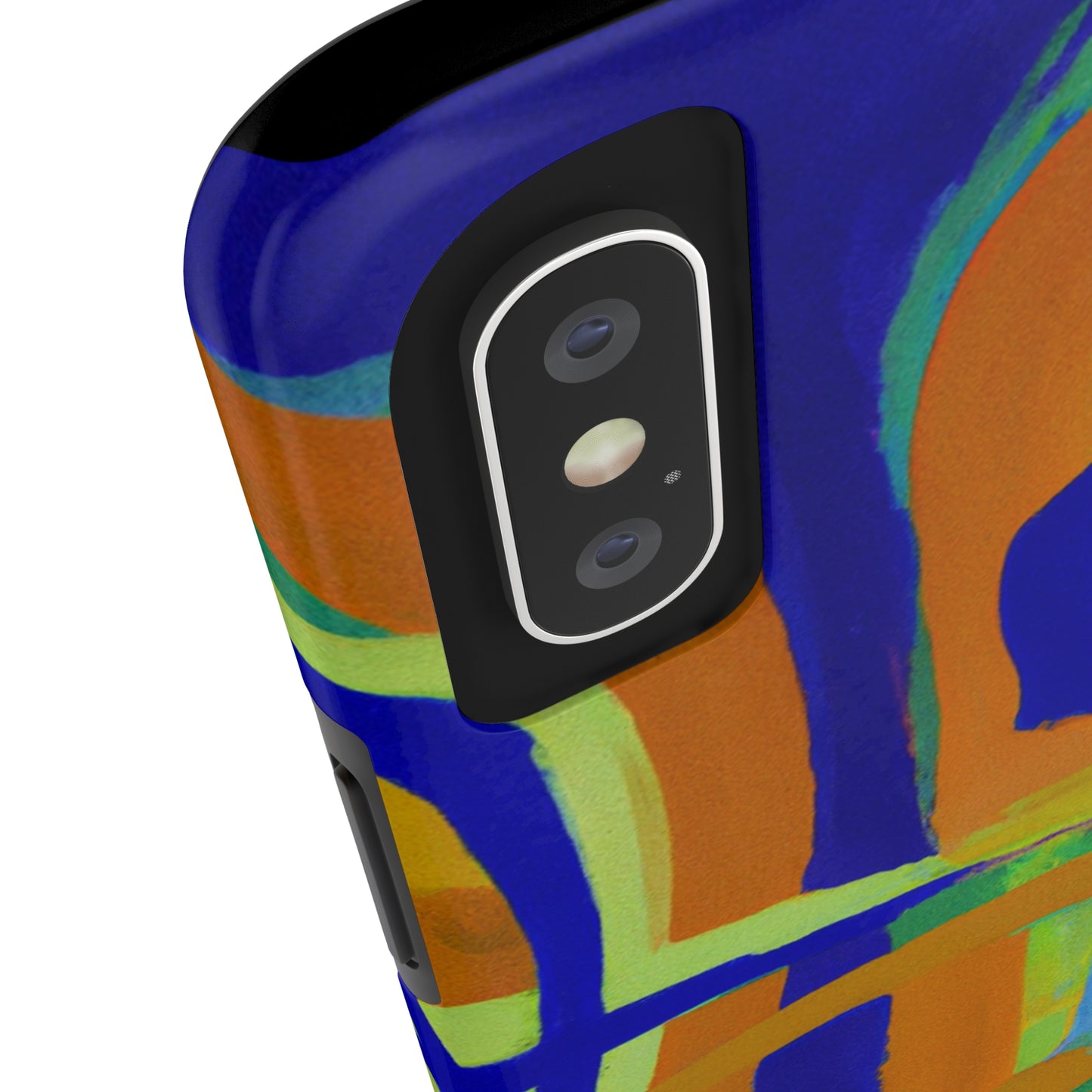 Tough Case-Mate iPhone Case Ft. Blue Orange Curves