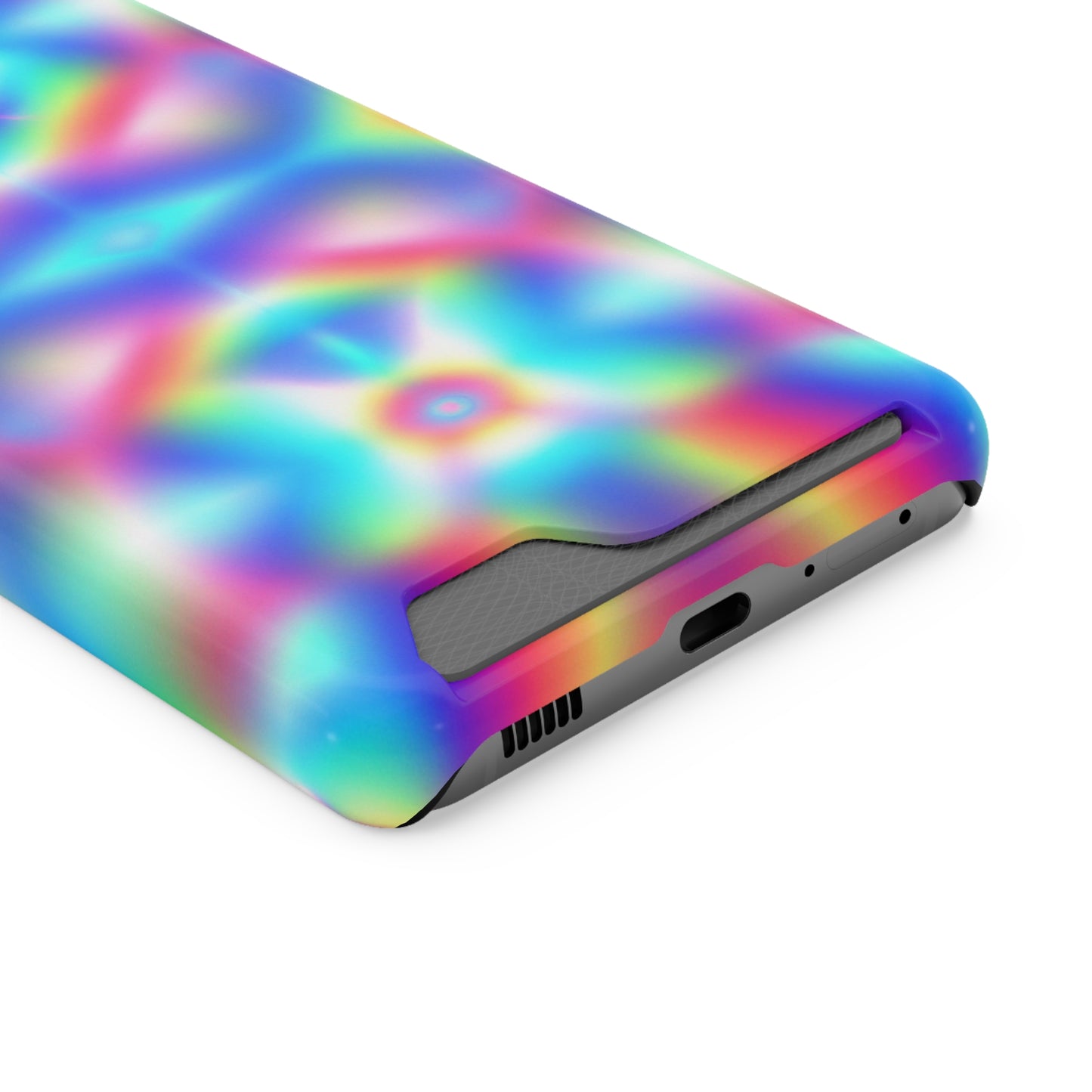 iPhone 13 and Samsung S21, S22 Cases with Card Holder Ft. Light Crystal