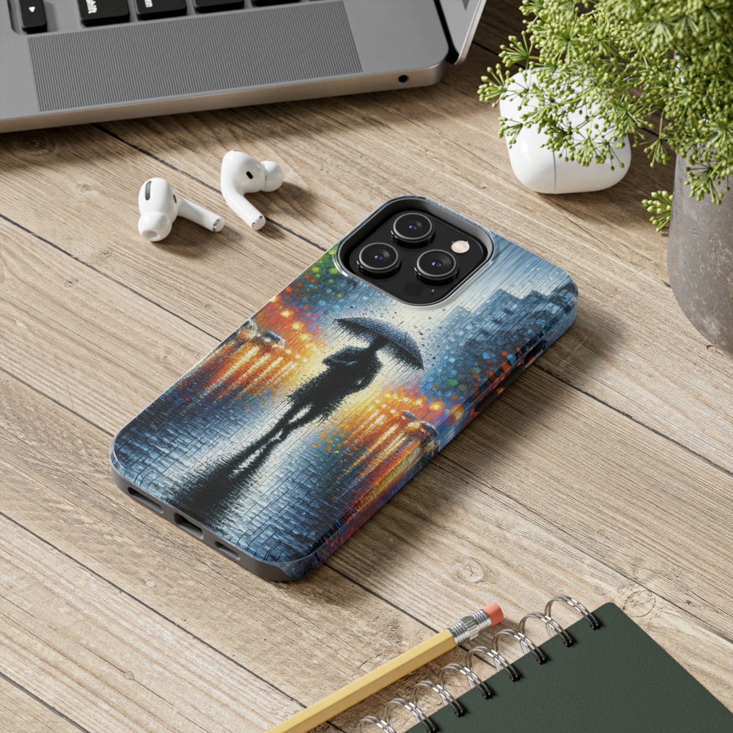 ToughDrop Apple iPhone Case Ft. Rain Walk