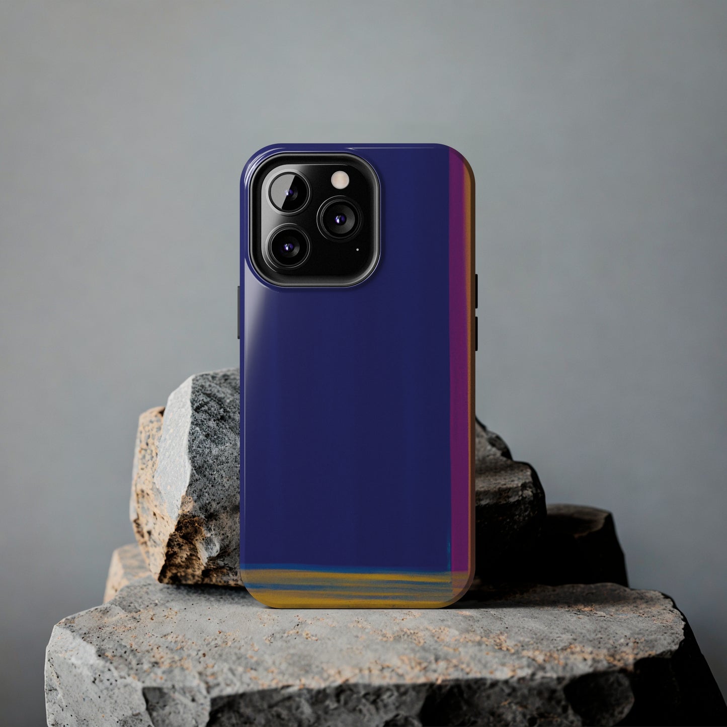 Strong Apple iPhone Case Ft. Minimal Framed Blue