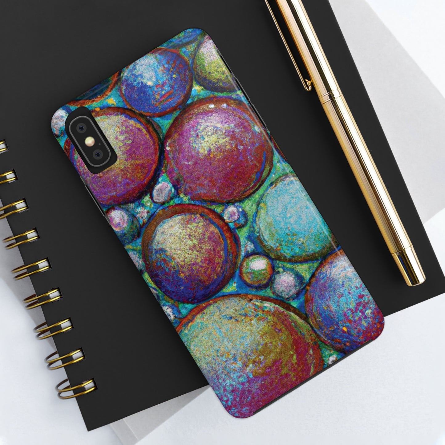 Tough Apple iPhone Cases Ft. Big Acrylic Bubbles
