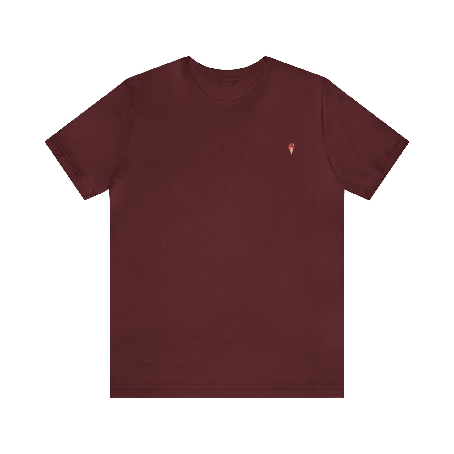 Express Delivery Short Sleeve Black or Maroon Tshirt Ft. Pixel Cone