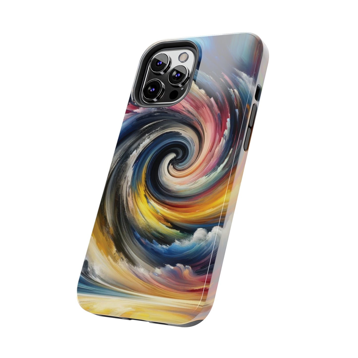 ToughDrop Apple iPhone Case Ft. Swirled Brush
