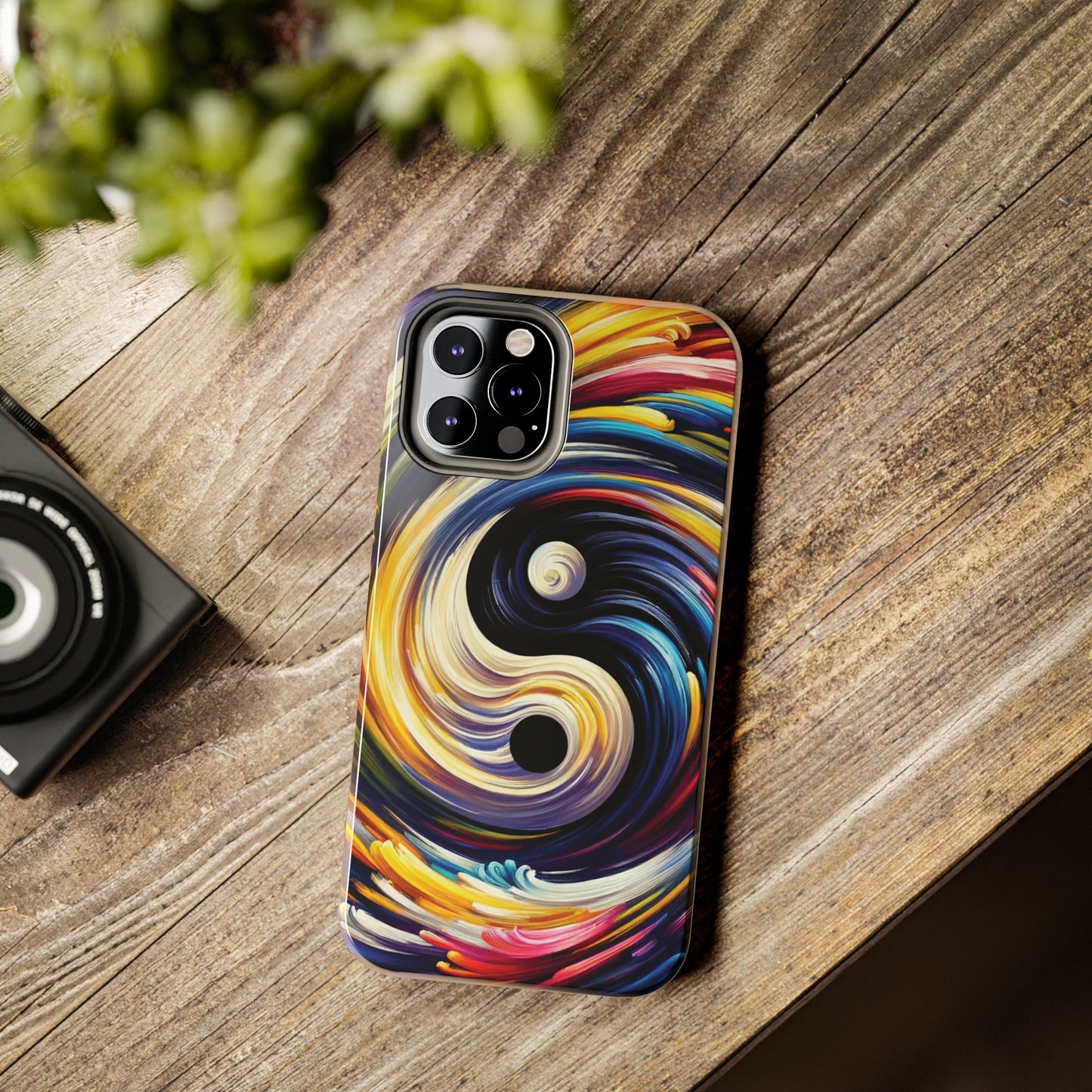 ToughDrop Apple iPhone Case Ft. Abstract Yin Yang